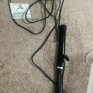Black glitter beach waver curling iron size l.25